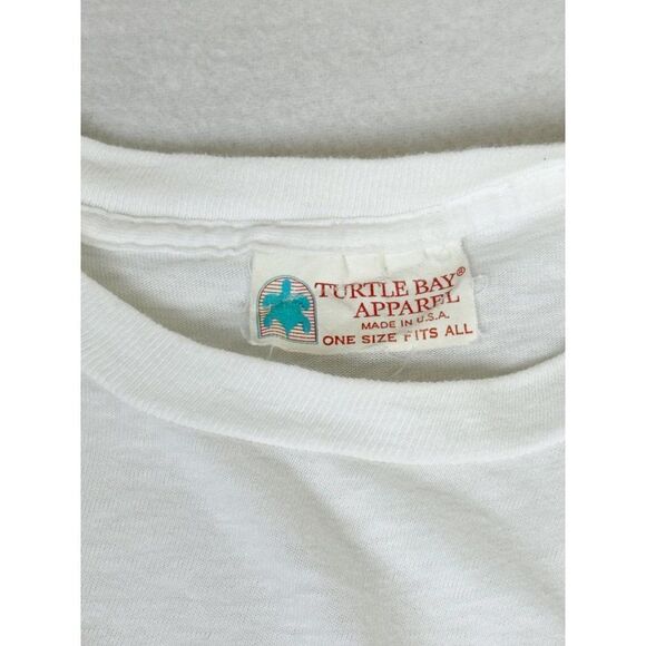 Vintage 90s California One Size Sleep Shirt Gown Beach Tourist Single Stitch - Picture 6 of 10